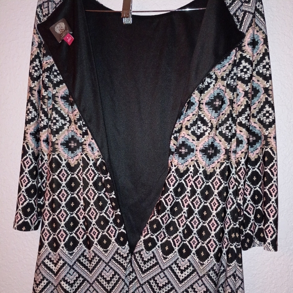 Geometric Patterned Multiple Colored Dress - Picture 4 of 5